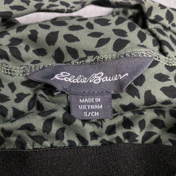 Eddie Bauer Womens S Sleeveless Racerback Sport Dress Green Black Black Outdoor - Picture 13 of 13